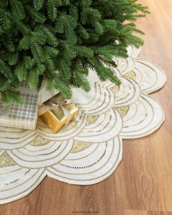 Balsam Hill Antoinette boomrok met kralen 8ZHB300 decoratie