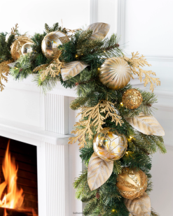 Balsam Hill biltmore legacy-gebladerte 8ZHB123 decoratie