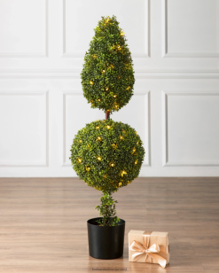 Balsam Hill buxus vormsnoei voor buiten 8ZHB141 decoratie