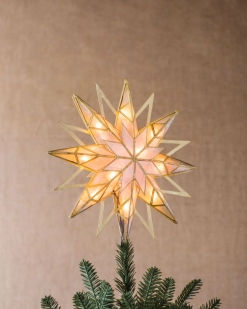 Balsam Hill dubbelzijdige starburst boomtopper 8ZHB195 decoratie