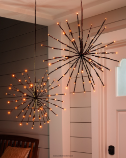 Balsam Hill glitter starburst-lichtset 8ZHB451 decoratie