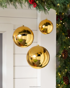 Balsam Hill grote en heldere ornamentset voor buiten 8ZHB114 decoratie