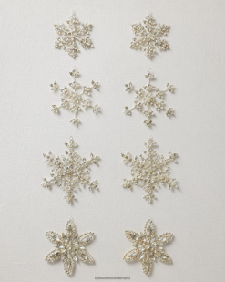 Balsam Hill ijzige elegantie ornament set 8ZHB247 decoratie