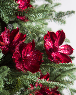 Balsam Hill mini-magnolia-prikkers 8ZHB351 decoratie