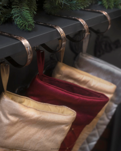 Balsam Hill originele mantelclip koushouder, set van 4 8ZHB184 decoratie