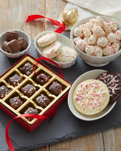 Balsam Hill pepermunt lane geschenkdoos 8ZHB229 decoratie