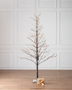 Balsam Hill verlichte besneeuwde tak boom 8ZHB214 decoratie