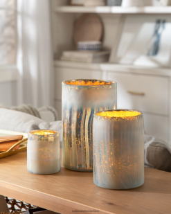 Balsam Hill wintervorst kwikglas orkanen 8ZHB399 geschenk